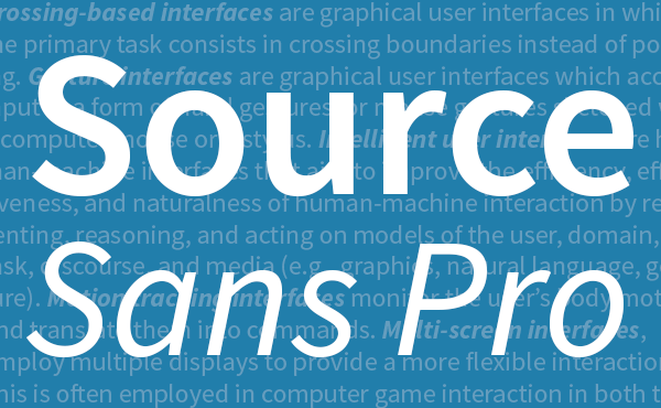 Source Sans Pro Nasıl Görünüyor Source Sans Pro Nasıl Görünüyor
